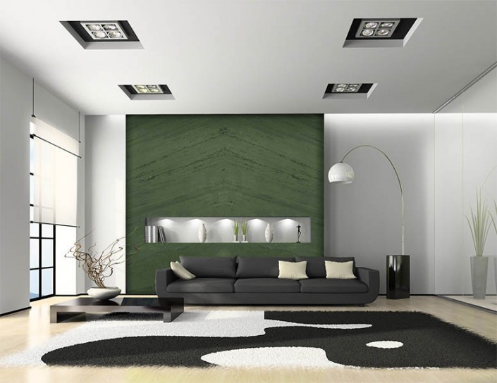 Modern interior with sofa