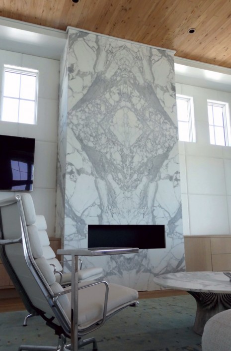 Calacatta Gold Marble Fireplace 2